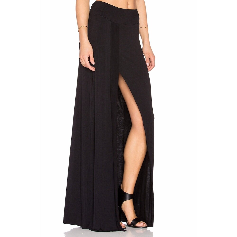 Bella Luxx Front Slit Maxi Skirt
